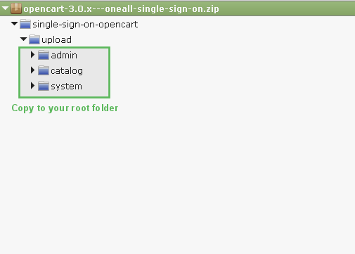 OpenCart 3.x : Upload Single Sign-On